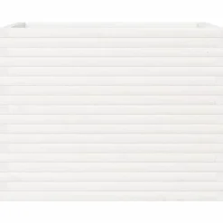 Plantekasse i massivt fyrretræ - Dekorativ havekasse | Størrelse: 90x60x68,5 cm | Farve: Hvid
