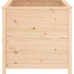 Plantekasse i massivt fyrretræ - Højbed til have | Størrelse: 82,5x82,5x78 cm