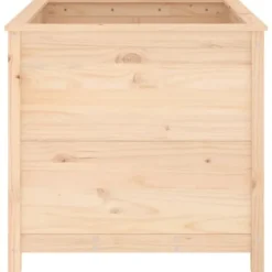 Plantekasse i massivt fyrretræ - Højbed til have | Størrelse: 82,5x82,5x78 cm