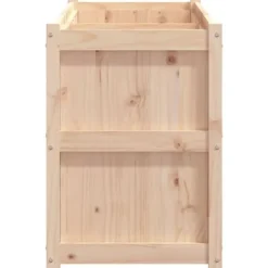 Plantekasse i massivt fyrretræ - Dekorativ havekasse | Størrelse: 150x50x70 cm