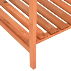 Plantekasse i massivt grantræ - Hævet 80x60x80 cm | Farve: Natur | Størrelse: 80x60x80 cm
