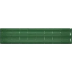 Plantekasse i pulverlakeret stål - Holdbar og vejrbestandig | Farve: Grøn | Størrelse: 332x40x68 cm