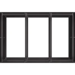 Plantekasse i stål 120x80x80 cm - Højbed til have og terrasse | Farve: Sort