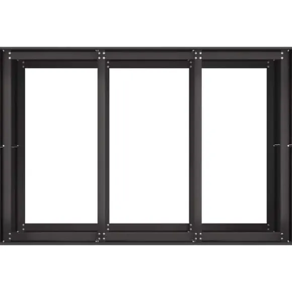 Plantekasse i stål 120x80x80 cm - Højbed til have og terrasse | Farve: Sort