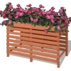 Plantekasse i træ - Dyrk grøntsager og blomster | Størrelse: 100x50x71 cm