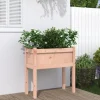 Plantekasse med ben i massivt douglasgran - Uderum | Størrelse: 70x31x70 cm