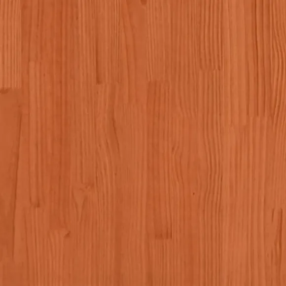 Plantekasse 100x100 cm - Massivt fyrretræ | Farve: Gyldenbrun | Størrelse: 100x100x23 cm