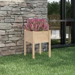 Plantekasse 50x50x70 cm massivt fyrretræ - Plantekasse - Plantekasser - Home & Living