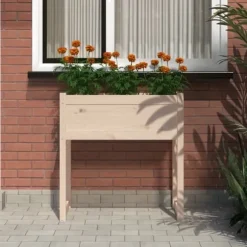 Plantekasse 78x40x81 cm massivt fyrretræ - Plantekasse - Plantekasser - Home & Living