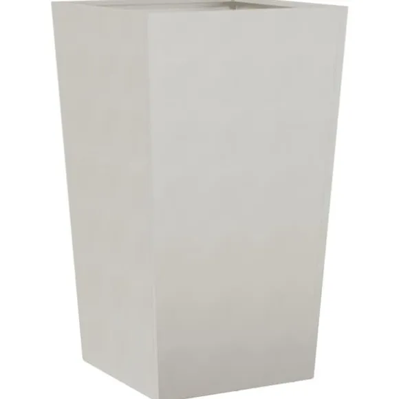 Plantekasser 2 stk. rustfrit stål - 45x45x75 cm | Farve: Sølv