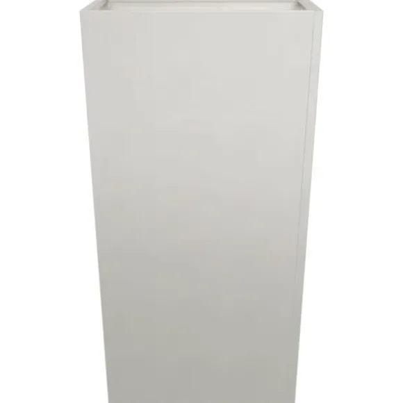 Plantekasser 2 stk. rustfrit stål - 45x45x75 cm | Farve: Sølv