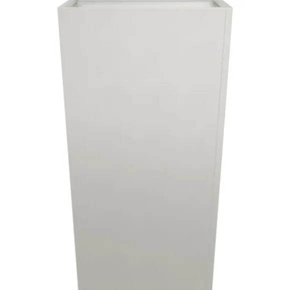 Plantekasser 2 stk. rustfrit stål - 45x45x75 cm | Farve: Sølv