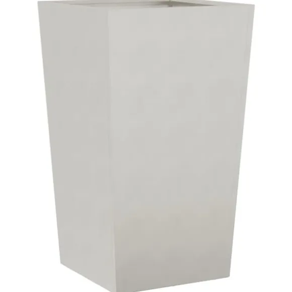 Plantekasser 2 stk. rustfrit stål - 45x45x75 cm | Farve: Sølv