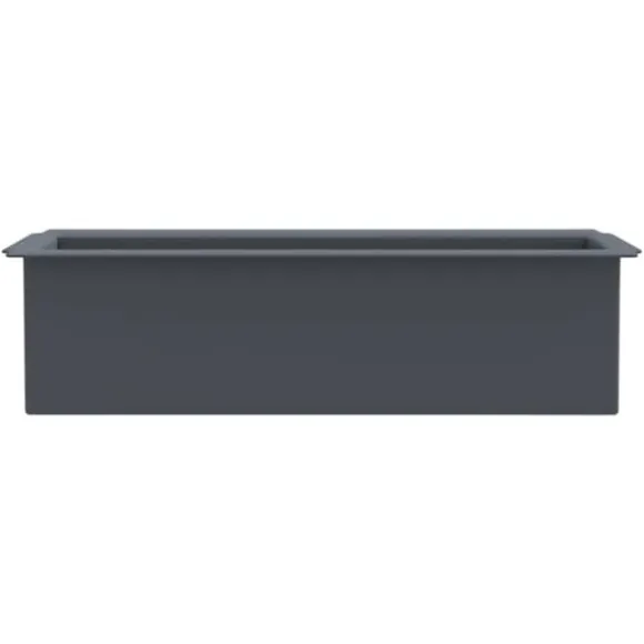 Plantekrukker - Living blomsterkasser til Euro-paller 12 stk. 36x13,5x9,5 cm PP grå
