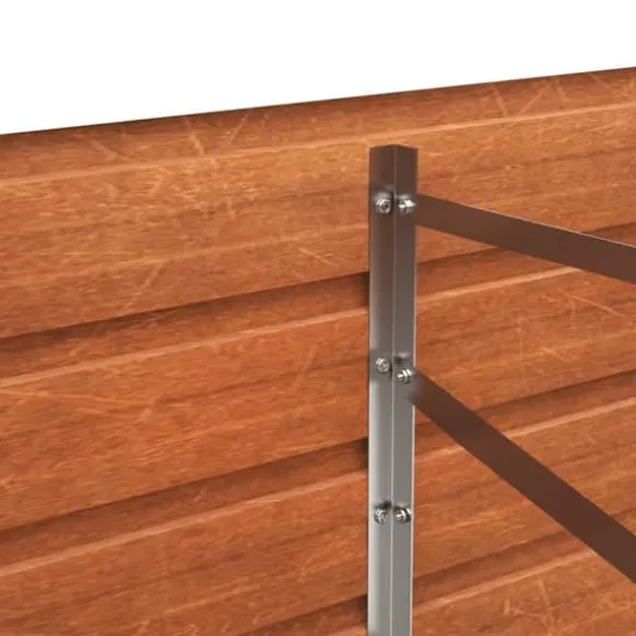 Plantekrukker - Living højbed 160x80x77 cm cortenstål rustfarvet
