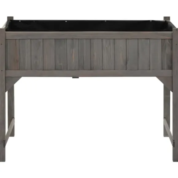 Plantekrukker - Living højbed med drivhus 110x54x120 cm massivt grantræ