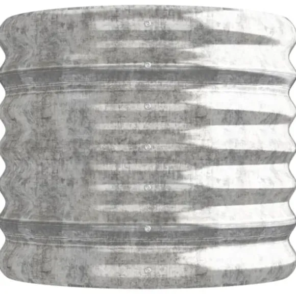 Plantekrukker - Living plantekasse 114x40x36 cm pulverlakeret stål sølvfarvet