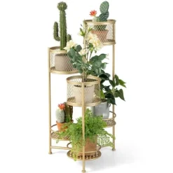 Planteophæng, 41x39x82 cm, Sort