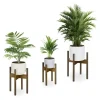 Planteopsats sæt, 33x25x25 cm, 38x30x30 cm, 40x34x34 cm, Brun