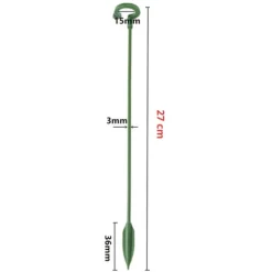 Plantestativ - Støtte til planter/blomster i jord - 27 cm