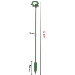 Plantestativ - Støtte til planter/blomster i jord - 17 cm