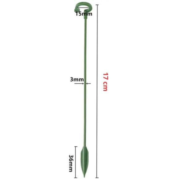 Plantestativ - Støtte til planter/blomster i jord - 17 cm