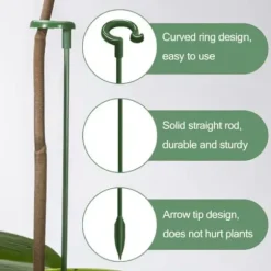 Plantestativ - Støtte til planter/blomster i jord - 37 cm