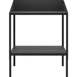 Plantestativ i galvaniseret stål - Robust blomsterstativ | Størrelse: 75,5x54,5x100 cm | Farve: Antracitgrå