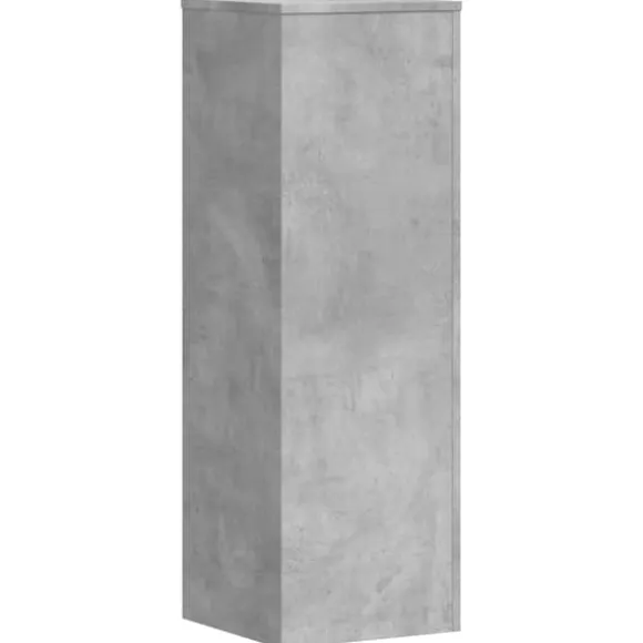 Plantestativ i konstrueret træ - Slidstærkt og stabilt | Størrelse: 33x33x100 cm | Farve: Betongrå