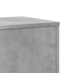 Plantestativ i konstrueret træ - Slidstærkt og stabilt | Størrelse: 33x33x100 cm | Farve: Betongrå