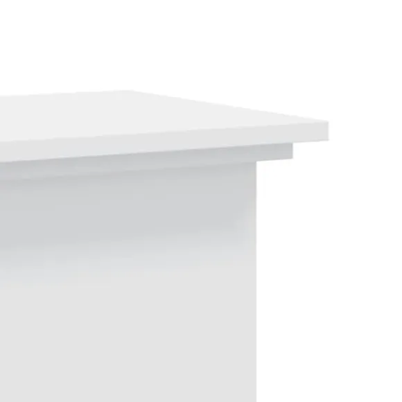 Plantestativ i konstrueret træ - Stabilt og stilrent | Størrelse: 33x33x60 cm | Farve: Hvid
