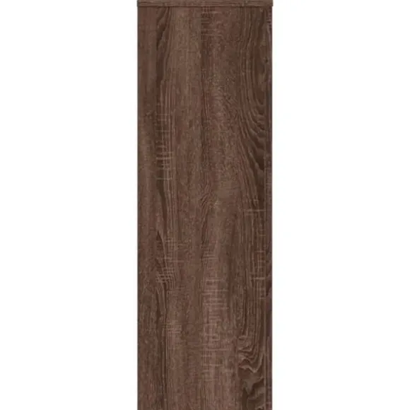 Plantestativ i konstrueret træ - Højde 100 cm | Farve: Brun egetræsfarve | Størrelse: 33x33 cm