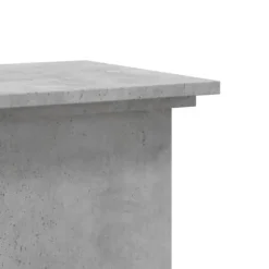 Plantestativ i konstrueret træ - Stabil og minimalistisk | Størrelse: 33x33x60 cm | Farve: Betongrå