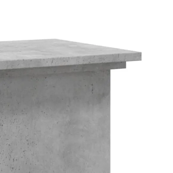 Plantestativ i konstrueret træ - Stabil og minimalistisk | Størrelse: 33x33x60 cm | Farve: Betongrå