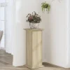 Plantestativ i konstrueret træ - Tidløst design | Størrelse: 33x33x80 cm | Farve: Sonoma-eg
