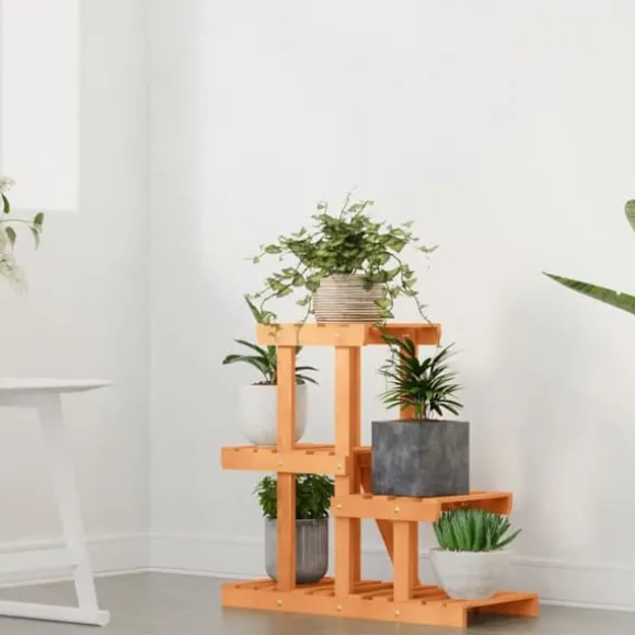 Plantestativ i massivt fyrretræ - Blomsterstativ | Størrelse: 58x25x51 cm