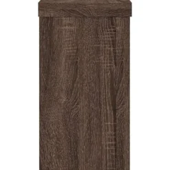 Plantestativ sæt 2 stk. i konstrueret træ - Slidstærk | Farve: Brun eg | Størrelse: 10x10x18 cm