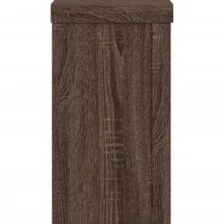 Plantestativ sæt 2 stk. i konstrueret træ - Slidstærk | Farve: Brun eg | Størrelse: 10x10x18 cm