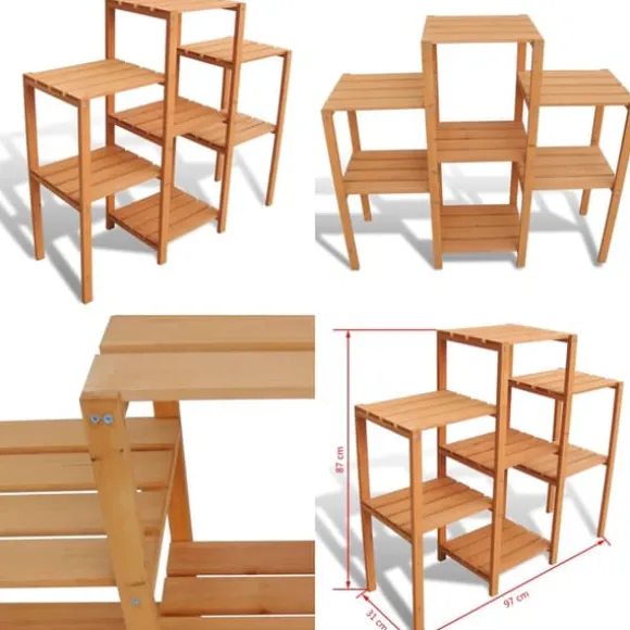 Plantestativ til haven 97 x 31 x 87 cm - Plantestander - Plantestandere - Home & Living