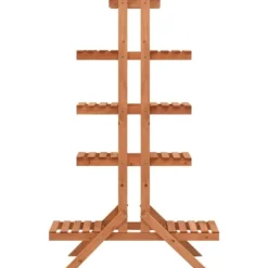 Plantestativ 83x25x132 cm massivt fyrretræ - Plantestativ - Plantestativer - Home & Living