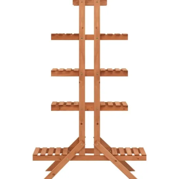 Plantestativ 83x25x132 cm massivt fyrretræ - Plantestativ - Plantestativer - Home & Living