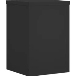 Plantestativer 2 stk. - Konstrueret træ | Farve: Sort | Størrelse: 20x20x30 cm