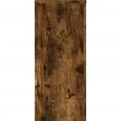 Plantestativer 2 stk. - Robust blomsterstativ i konstrueret træ | Størrelse: 30x30x70 cm | Farve: Røget eg
