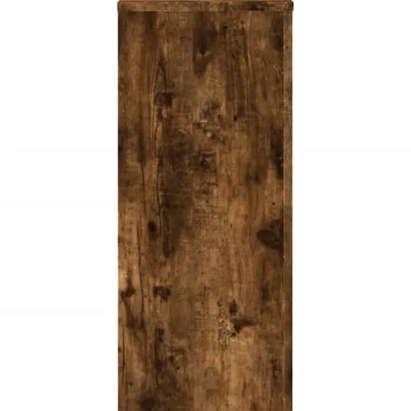 Plantestativer 2 stk. - Robust blomsterstativ i konstrueret træ | Størrelse: 30x30x70 cm | Farve: Røget eg