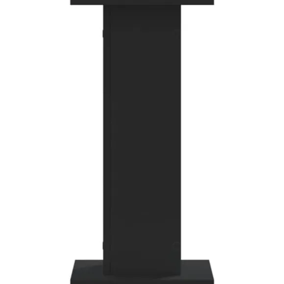 Plantestativer 2 stk. - Slidstærkt konstrueret træ | Farve: Sort | Størrelse: 30x30x60 cm