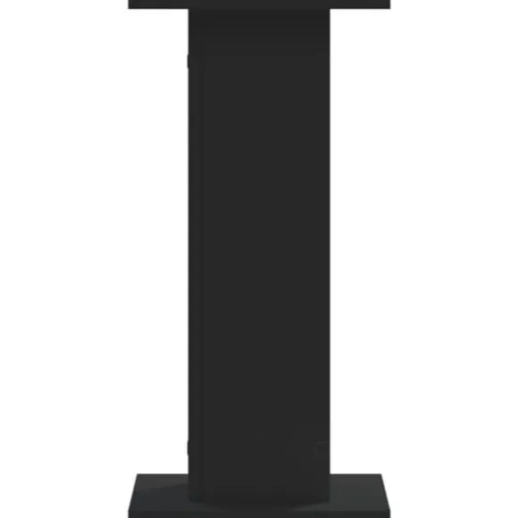 Plantestativer 2 stk. - Slidstærkt konstrueret træ | Farve: Sort | Størrelse: 30x30x60 cm