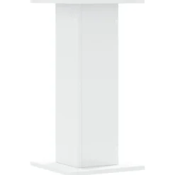 Plantestativer 2 stk. - Slidstærkt konstrueret træ | Størrelse: 30x30x60 cm | Farve: Hvid