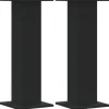 Plantestativer 2 stk. - Slidstærke træstativer til planter | Farve: Sort | Størrelse: 30x30x80 cm