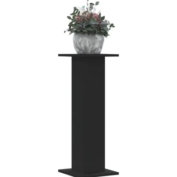 Plantestativer 2 stk. - Slidstærke træstativer til planter | Farve: Sort | Størrelse: 30x30x80 cm