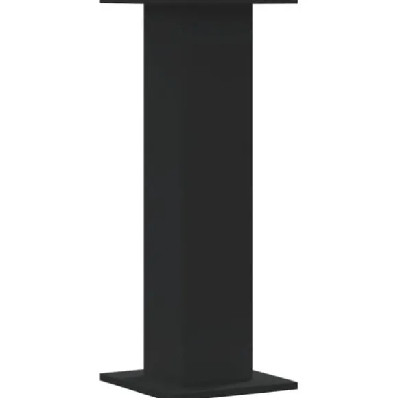 Plantestativer 2 stk. - Slidstærke træstativer til planter | Farve: Sort | Størrelse: 30x30x80 cm